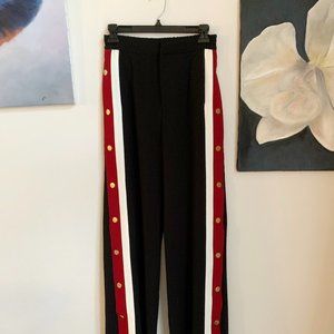 COPY - Stripe Snap-Button Track Pants
